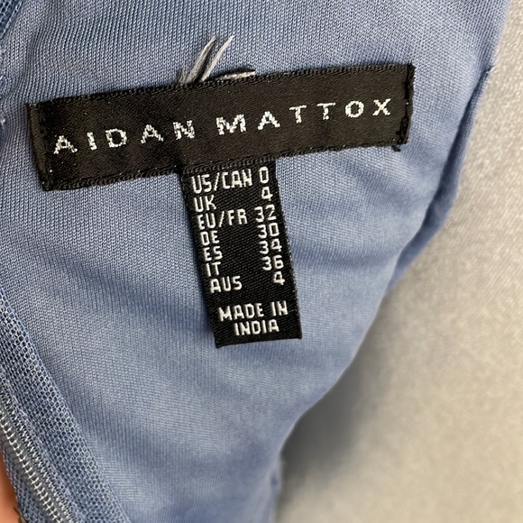 Aidan Maddox beaded cocktail dress size 0 - Picture 12 of 17